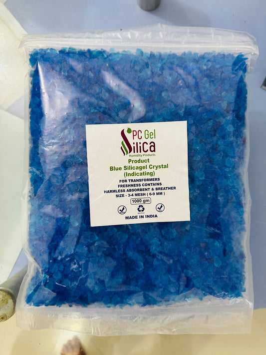 Premium Blue Silica Gel Crystals (1KG)